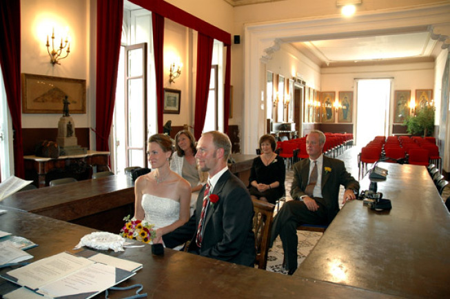 Civil wedding in Amalfi